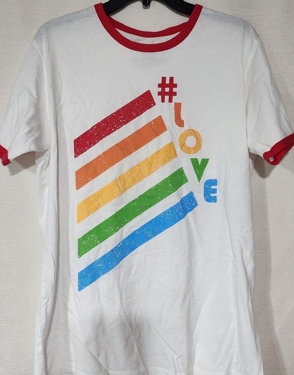 Love shirt from target size Large faded graphic